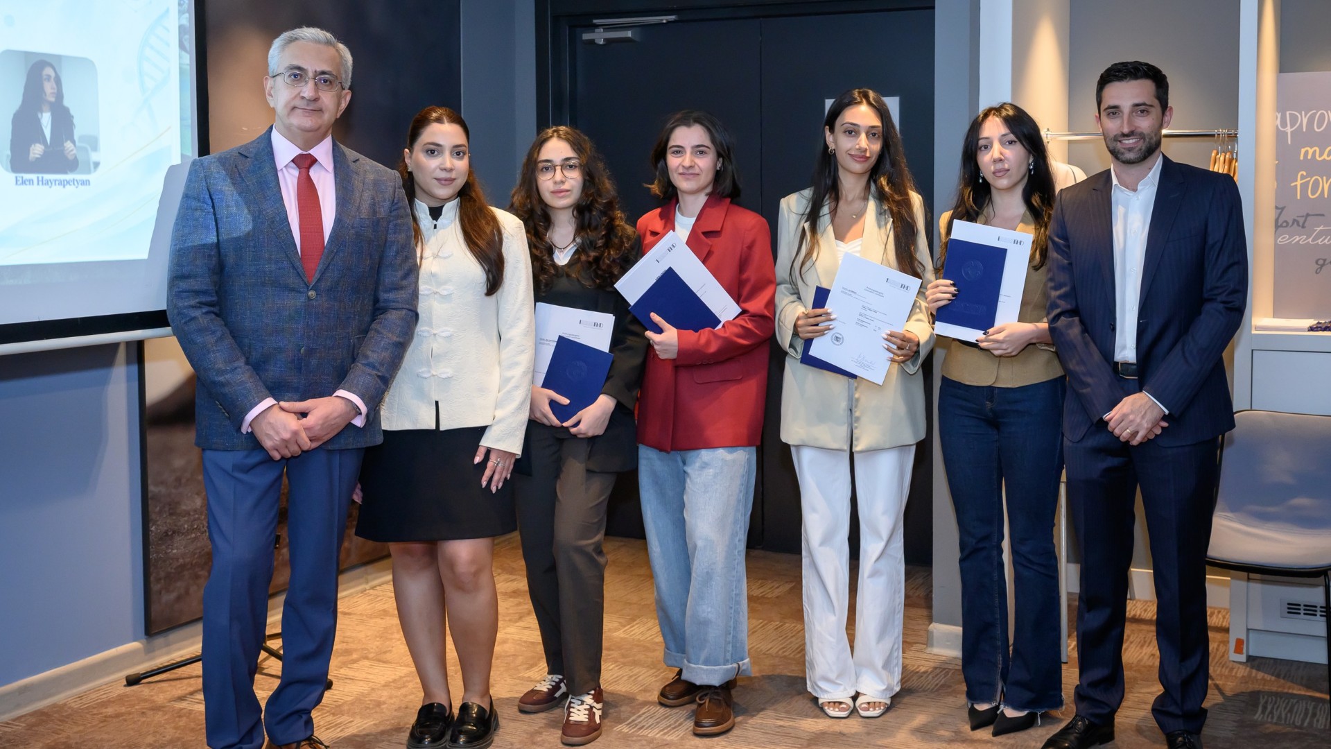 Master of Digital Health Class of 2026 graduates with their diplomas at ArmDigiHealth 2026
